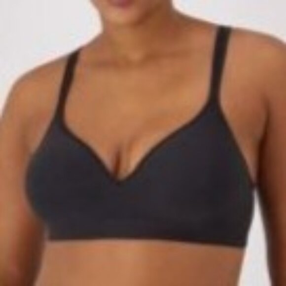 Bali Comfort Revolution Wirefree Bra 38C Black Soft 3463 - Picture 1 of 7